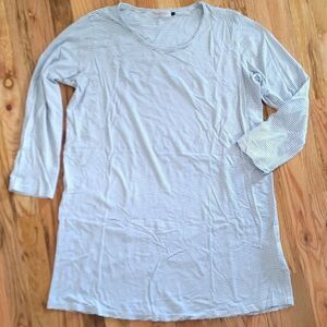 Enjoynight Sleep Night Dress Striped Large